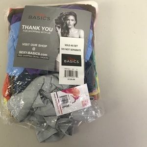NWT Sexy Basics 12 Pack Spandex Shorts (E15)